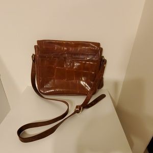 Vintage Leather Calvin Klein Crossbody  Bag